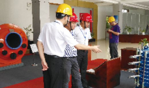 福建龍凈環(huán)保來(lái)我司考察交流